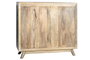 DKD Home Decor Cajonera Mango Piel Vaca 36 x 102 x 115 cm