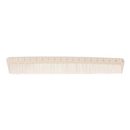 Bifull Peine de Corte con Medida y Escala 19cm, Ideal para Peluquería Profesional, Policarbonato Resistente