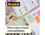 Scotch Cinta Adhesiva Doble Cara 33m x 19mm, 19 mm de Ancho, Transparente, para Montaje en Interiores