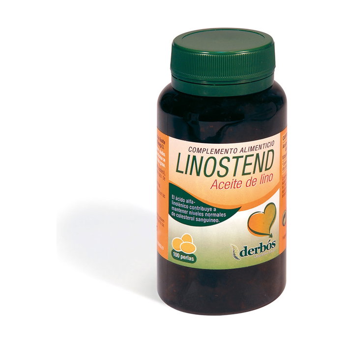 Derbós Linostend Aceite de Lino 100 Perlas Complemento Alimenticio Omega 3 Derbós Linostend Aceite de Lino 100 Perlas Complemento Alimenticio Omega 3