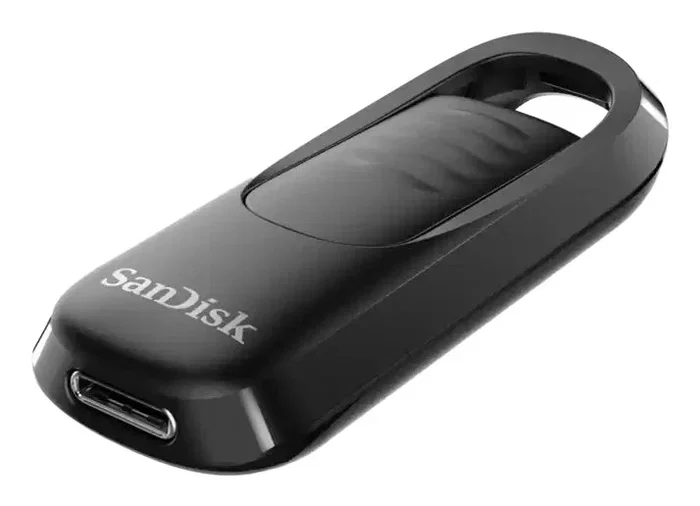 SanDisk Ultra Slider Unidad Flash USB 512 GB SDCZ480-512G-G46, USB Tipo C 3.2 Gen 1, Lectura 400 MB/s, Negro