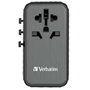 Verbatim UTA-06 Adaptador de Viaje Universal GaN III 100W de 5 Puertos