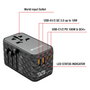 Verbatim UTA-06 Adaptador de Viaje Universal GaN III 100W