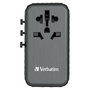 Verbatim UTA-06 Adaptador de Viaje Universal GaN III 100W