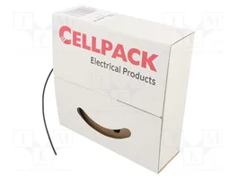 BBC CELLPACK Tubo termoretráctil SB 1,2/0,6 Negro 15m