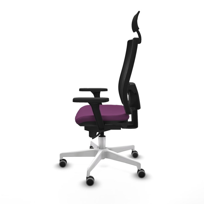 PIQUERAS Y CRESPO Silla de oficina Horna con mecanismo Sincro, Morado y Negro PIQUERAS Y CRESPO Silla de oficina Horna con mecanismo Sincro, Morado y Negro