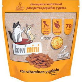 KOWI NATURE VET Snack para Perros y Gatos con Vitamina y Salmón 70Gr