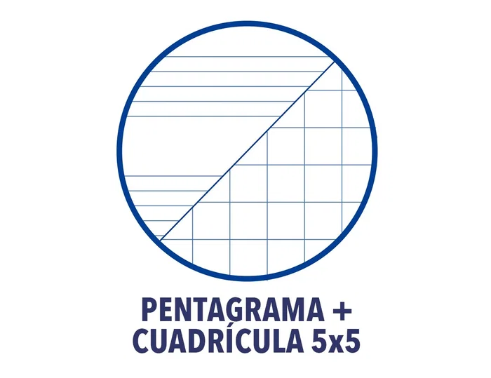 Oxford Bloc de música y canto pentagrama 2 mm y cuadrícula 5 mm DIN A4 Oxford Bloc de música y canto pentagrama 2 mm y cuadrícula 5 mm DIN A4