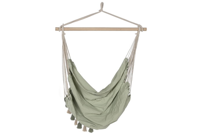 DKD Home Decor Silla Colgante Terraza Y Jardin Verde 50 x 135 x 100 cm