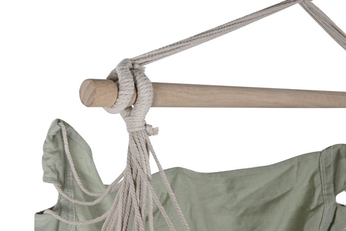 DKD Home Decor Silla Colgante Terraza Y Jardin Verde 50 x 135 x 100 cm