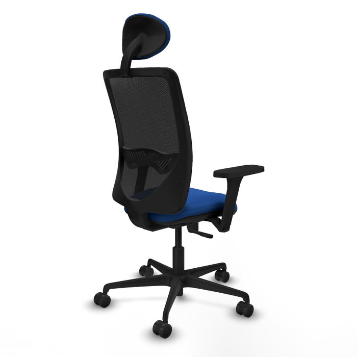 PIQUERAS Y CRESPO Silla de oficina Zulema con mecanismo Sincro, Azul y Negro PIQUERAS Y CRESPO Silla de oficina Zulema con mecanismo Sincro, Azul y Negro