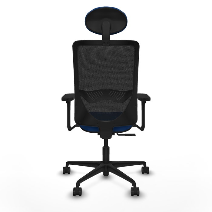 PIQUERAS Y CRESPO Silla de oficina Zulema con mecanismo Sincro, Azul y Negro PIQUERAS Y CRESPO Silla de oficina Zulema con mecanismo Sincro, Azul y Negro