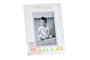 DKD Home Decor Marco de Fotos Happy Llama Blanco y Rosa 10x15 cm