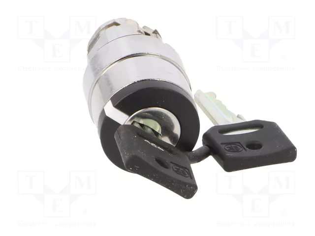 SCHNEIDER ELECTRIC Interruptor rotativo con llave Harmony XB4 22mm Negro