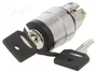 SCHNEIDER ELECTRIC Interruptor rotativo con llave Harmony XB4 22mm Negro