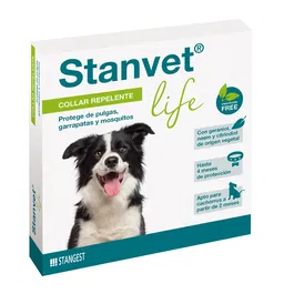 Stangest Stanvet Life Collar Repelente para Perros contra Mosquitos, Pulgas y Garrapatas - Protección hasta 4 Meses