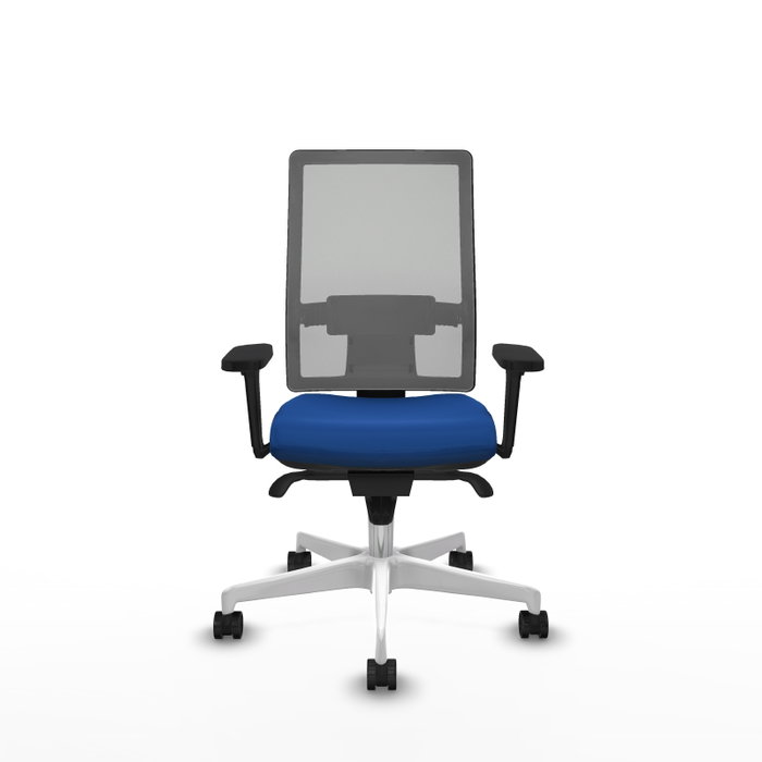 PIQUERAS Y CRESPO Silla de oficina Horna con mecanismo Sincro, Azul y Gris PIQUERAS Y CRESPO Silla de oficina Horna con mecanismo Sincro, Azul y Gris