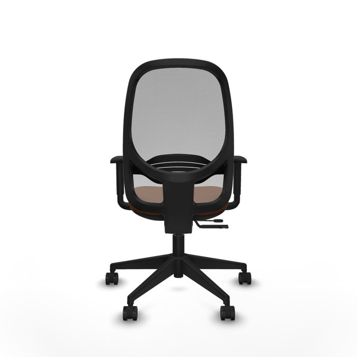 PIQUERAS Y CRESPO Silla de oficina Cilanco con mecanismo Sincro/Traslack Marrón y Gris PIQUERAS Y CRESPO Silla de oficina Cilanco con mecanismo Sincro/Traslack Marrón y Gris