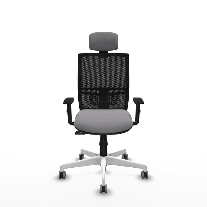 PIQUERAS Y CRESPO Silla de oficina Yunquera Gris con mecanismo Sincro PIQUERAS Y CRESPO Silla de oficina Yunquera Gris con mecanismo Sincro