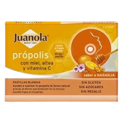 Juanola Própolis Naranja Gummies 36 u
