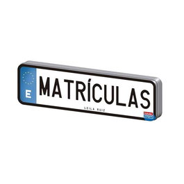 Falomir Juego Matriculas. Juego de agilidad mental para niños a partir de 5 años. Incluye 50 cartas y 4 dados.