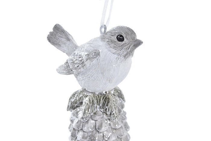 DKD Home Decor Decoración Colgante de Resina Pájaro Surtido 2