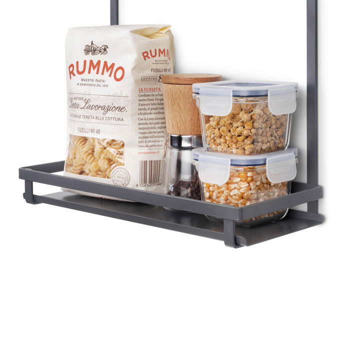 Emuca Estante para utensilios de cocina Titane, Acero, Gris antracita Emuca Estante para utensilios de cocina Titane, Acero, Gris antracita