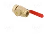 IBO Válvula de bola de latón G 1 1/2'' interno para agua