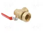 IBO Válvula de bola de latón G 1 1/2'' interno para agua