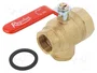 IBO Válvula de bola de latón G 1 1/2'' interno para agua