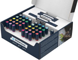 Rotulador Fibra Schneider Twinmarker Paint-It 040 Surt. Caja De 52 Piezas