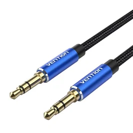 Vention Cable de audio estéreo BAWLD Jack 3,5 mm macho a Jack 3,5 mm macho, 0,5 m, Azul