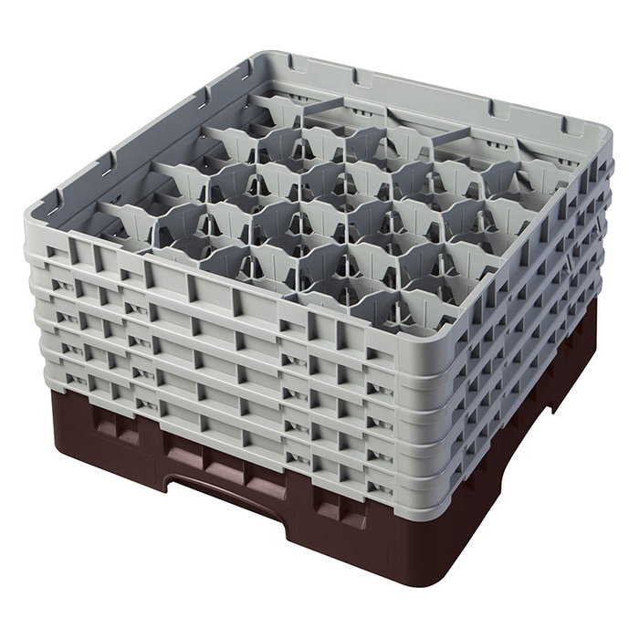 CAMBRO Cesta de lavado 20 comp. 5 alturas Castaño CAMBRO Cesta de lavado 20 comp. 5 alturas Castaño