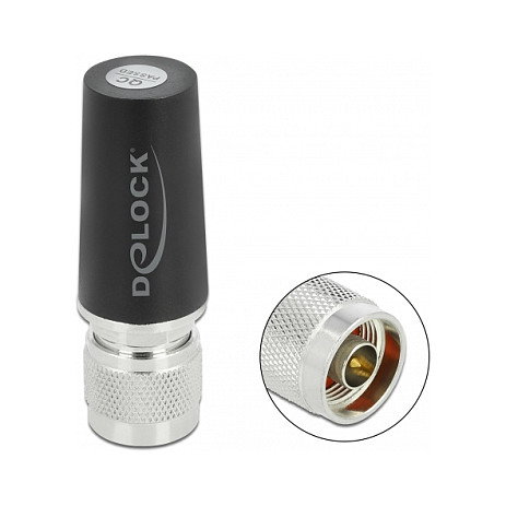 DeLOCK Antena LTE Clase N 3 dBi Omnidireccional para Montaje Exterior DeLOCK Antena LTE Clase N 3 dBi Omnidireccional para Montaje Exterior