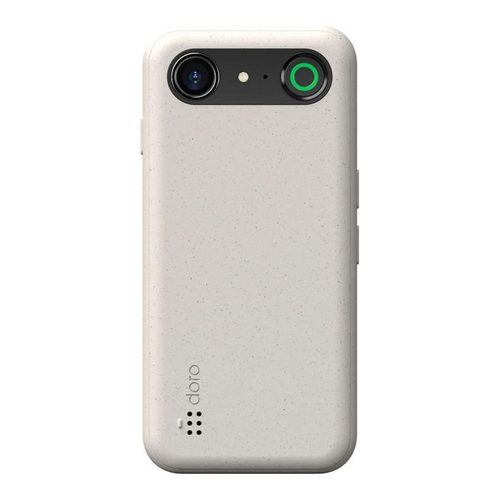 Doro Aurora A10 4.5" Smartphone Senior 4G 4+64GB, Botón SOS, Android 14, Batería 3000 mAh, Negro (Bone)