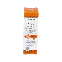 L´ERBOLARIO Solar Stick Labial SPF50 4,5ml con Cera de Arroz y Caléndula Alta Protección