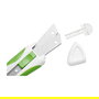 WEDO Cutter Soft 78 92118 18 mm Comfortline Verde/Blanco con Cuchilla Retráctil y Segmentada, 2 Cuchillas Incluidas