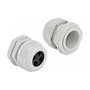 DeLOCK Prensaestopas PG29 para cuatro cables redondos, Gris, 2 unidades
