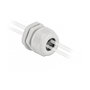 DeLOCK Prensaestopas PG29 para cuatro cables redondos, Gris, 2 unidades
