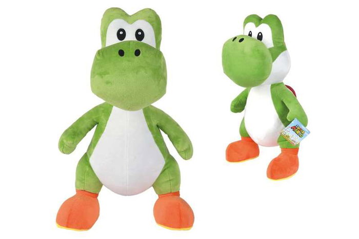Smoby Peluche Yoshi 50 cm de Altura con Caja en Español y Portugués, Textil Smoby Peluche Yoshi 50 cm de Altura con Caja en Español y Portugués, Textil