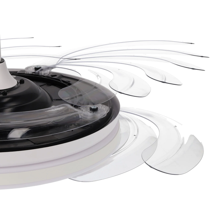 Escorpion Ventilador de Techo DC Escorpion Blanco con 4 Aspas Desplegables y LED