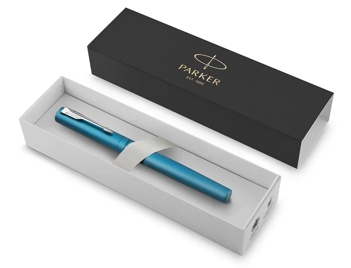 PARKER Roller Vector XL Azul Teal Punta Fina PARKER Roller Vector XL Azul Teal Punta Fina