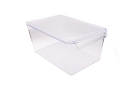 Hermia Organizador de Frigorífico 731, Set de 3 Piezas, Plástico Transparente sin BPA, 20 x 32,5 x 14 cm