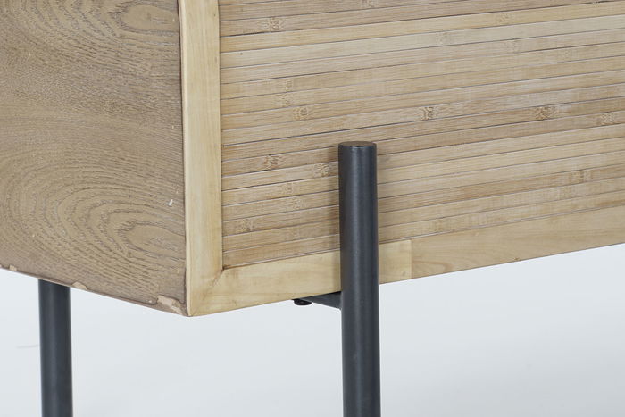 DKD Home Decor Descalzadora Balines Natural 120 x 43 x 40 cm