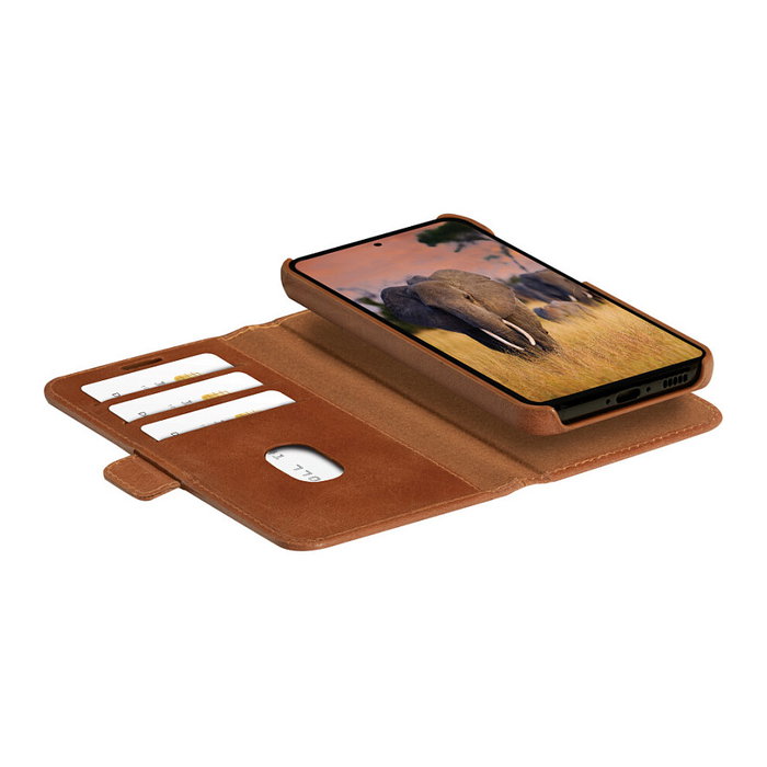 dbramante 1928 Lynge Funda Cartera para Samsung Galaxy S24, Bronceado