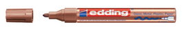 Marcador T.Opaca Perm. Edding 750 Conico Cobre (Set de 10)