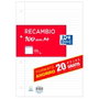 Oxford Recambio Classic 100H A4 Rojo