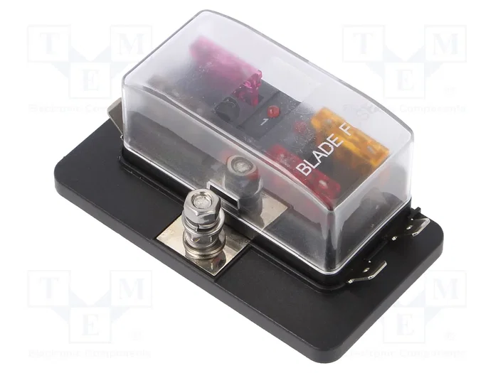 4CARMEDIA Divisor de Alimentación con Fusibles ATO y LED 4CARMEDIA Divisor de Alimentación con Fusibles ATO y LED