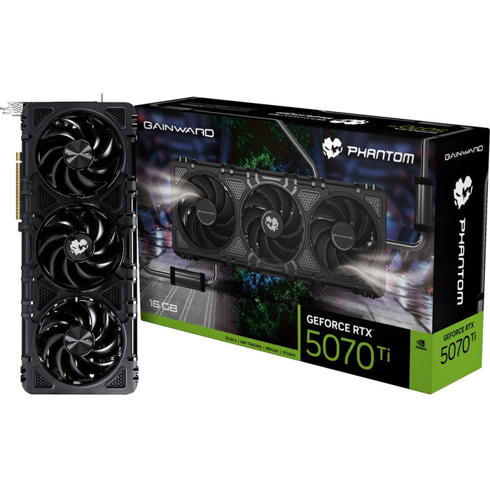 Gainward GeForce RTX 5070 Ti Phantom 16GB GDDR7, 3 Ventiladores, PCI Express 5.0