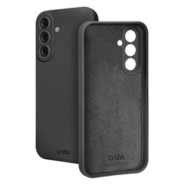 SBS Instinct Funda de TPU Resistente a Golpes y Rayones para Samsung Galaxy S26+, Negro, 1 Unidad, Envase para Colgar, Certificación Green Dot